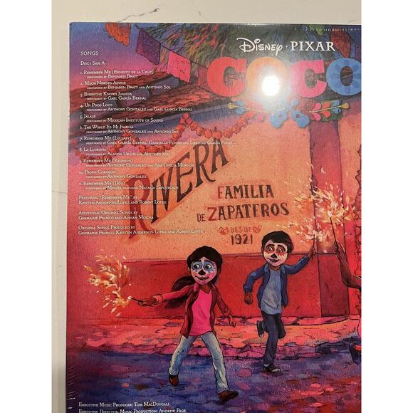 Coco Disney Original Motion Picture Soundtrack 2XLP Splatter Vinyl by Mondo NEW - Picture 7 of 10
